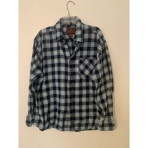 Ranch Tough Shirt Men's 2XL Button Down Flannel Plaid Outdoor Lumberjack Camping